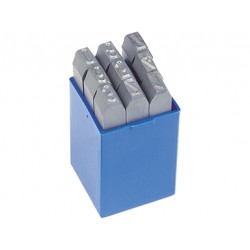 9 PUNZONI NUM. K 3681/1 MM 12