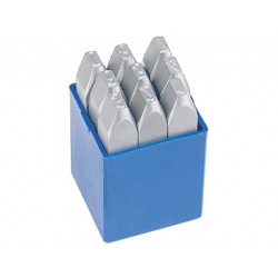 9 PUNZONI NUM. K 3681/2 MM 2