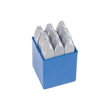 9 PUNZONI NUM. K 3681/2 MM 8