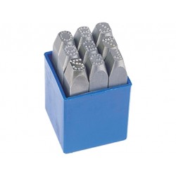 9 PUNCHES NUM. K 3684/1 8 MM